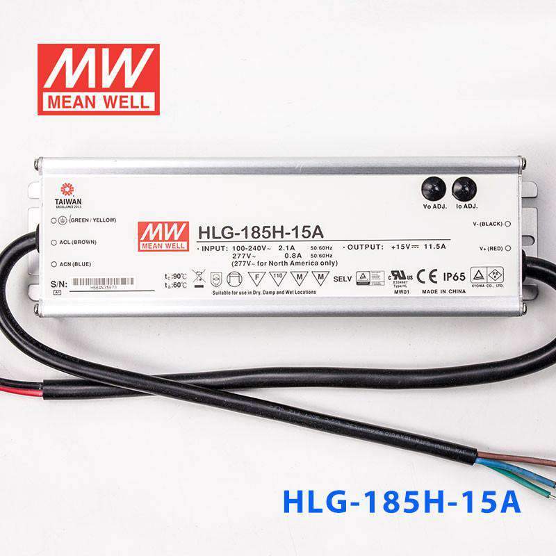Mean Well HLG-185H-15A Power Supply 172.5W 15V - Adjustable 11.5A - PHOTO 2