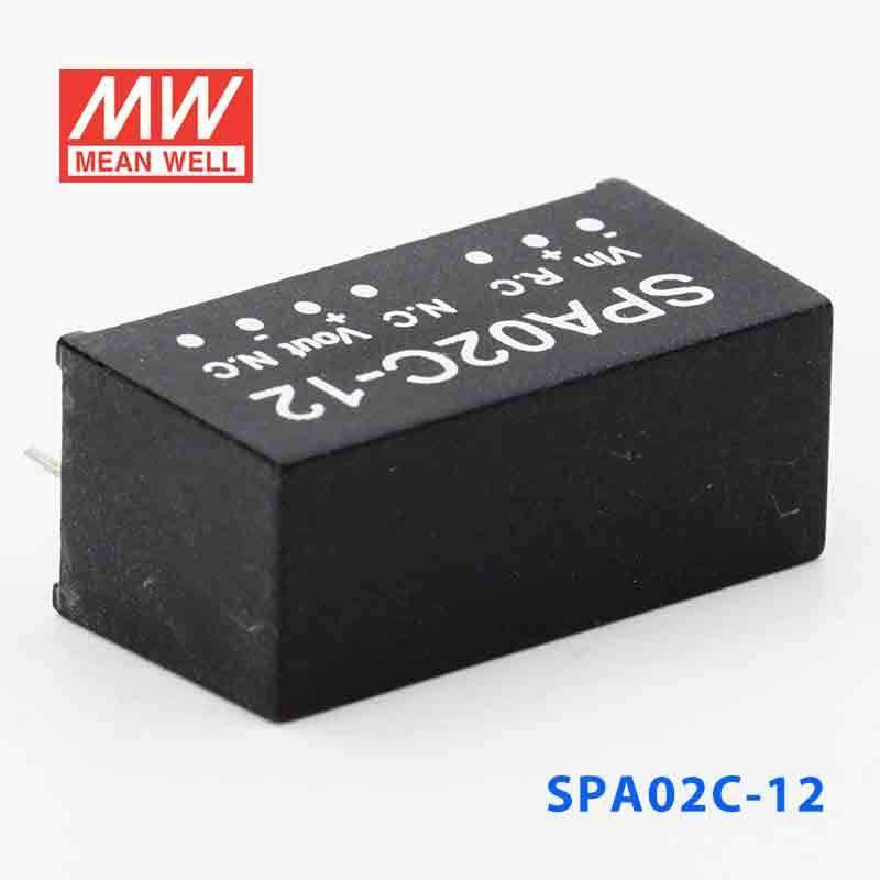 Mean Well SPA02C-12 DC-DC Converter - 2W - 36~72V in 12V out - PHOTO 1