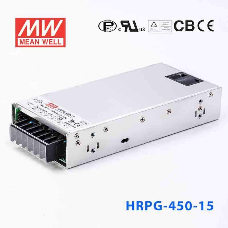 Mean Well HRPG-450-15 Power Supply 450W 15V 30A