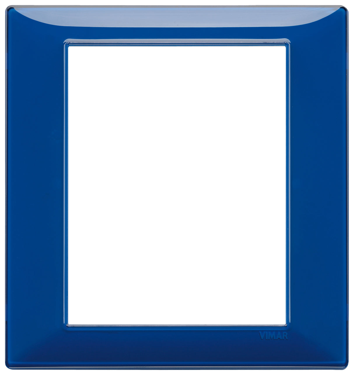 Vimar Plana Plate 8M Technopolymer Reflex Sapphire