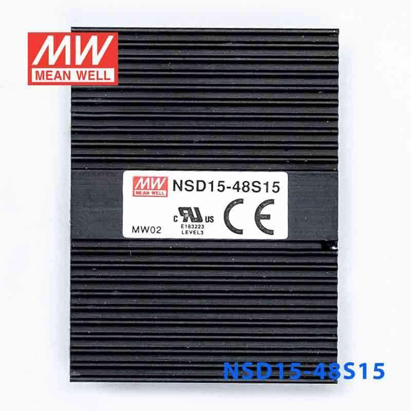Mean Well NSD15-48S15 DC-DC Converter - 15W - 18~72V in 15V out 1A - PHOTO 2