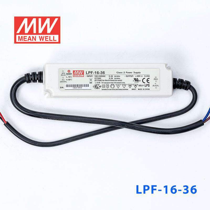 Mean Well LPF-16-36 Power Supply 16W 36V 450mA - PHOTO 2