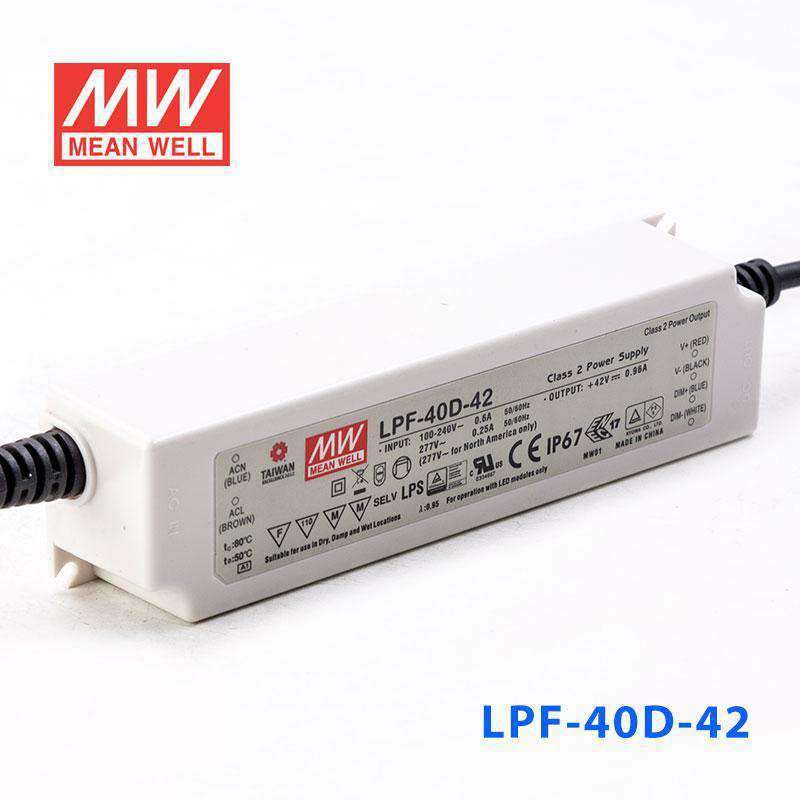 Mean Well LPF-40D-42 Power Supply 40W 42V - Dimmable 960mA - PHOTO 1