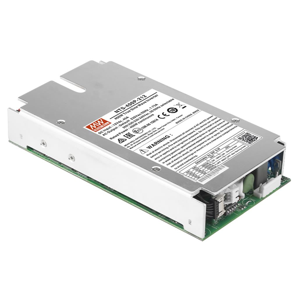 Mean Well NTS-400P-212 True Sine Wave DC-AC Inverter 400W 230V out 12V in