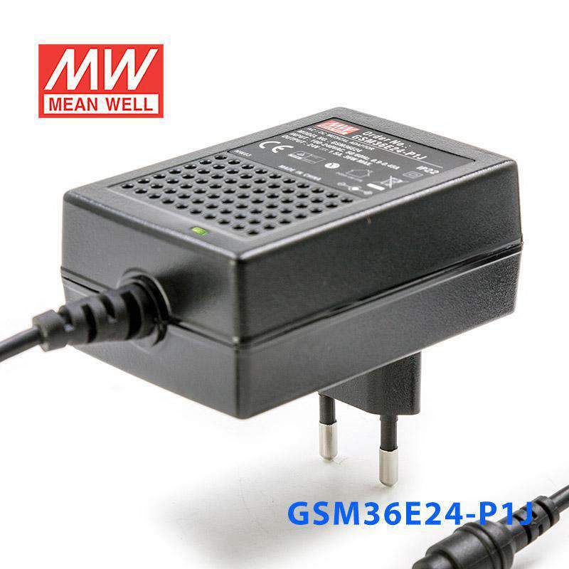 Mean Well GSM36E24-P1J Power Supply 36W 24V 1.5A - PHOTO 1