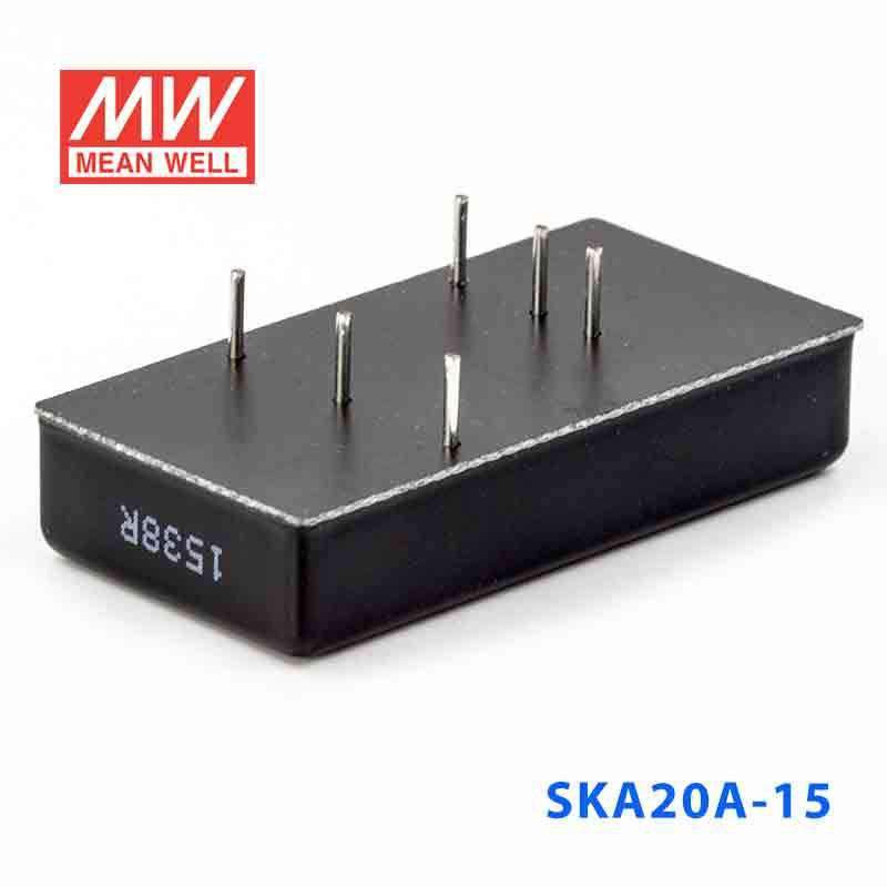 Mean Well SKA20A-15 DC-DC Converter - 20W - 9~18V in 15V out 1.33A - PHOTO 3