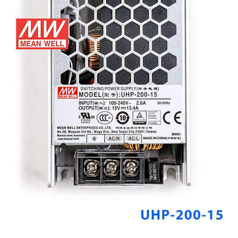 Mean Well UHP-200-15 Power Supply 201W 15V 13.4A - PHOTO 1