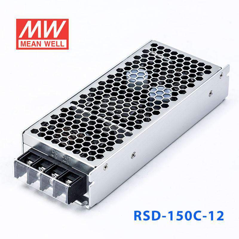 Mean Well RSD-150C-12 DC-DC Converter - 150W - 33.6~62.4V in 12V out 12.5A - PHOTO 3