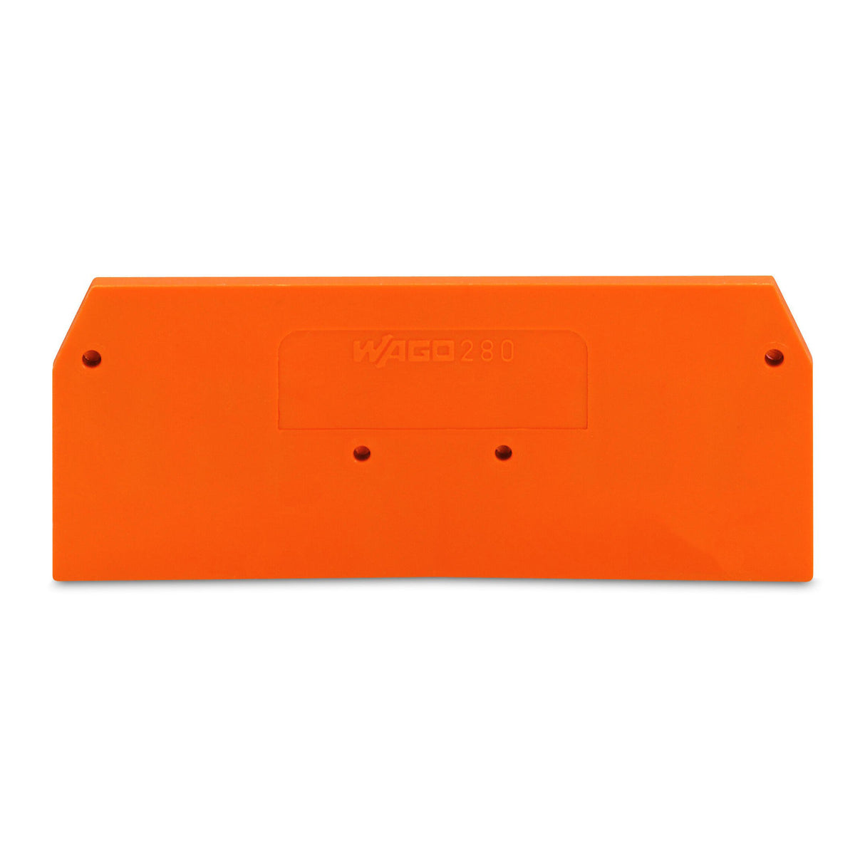 Wago 280-326 End and Intermediate Plate 2.5mm Thick Orange