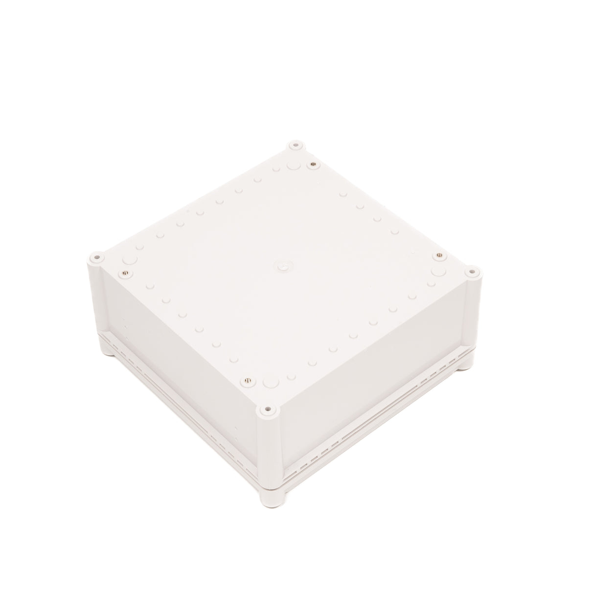 Boxco S-Series 280x280x130mm Plastic Enclosure, IP67, IK08, ABS, Grey Cover, Screw Type - PHOTO 2