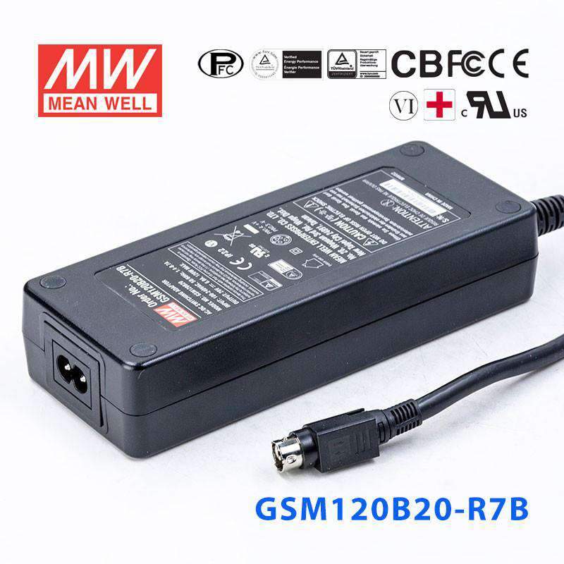 Mean Well GSM120B20-R7B Power Supply 120W 20V 6A