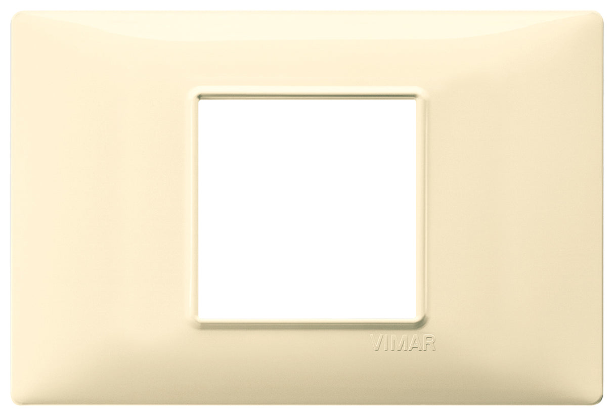 Vimar Plana Plate 2M Technopolymer Cream white