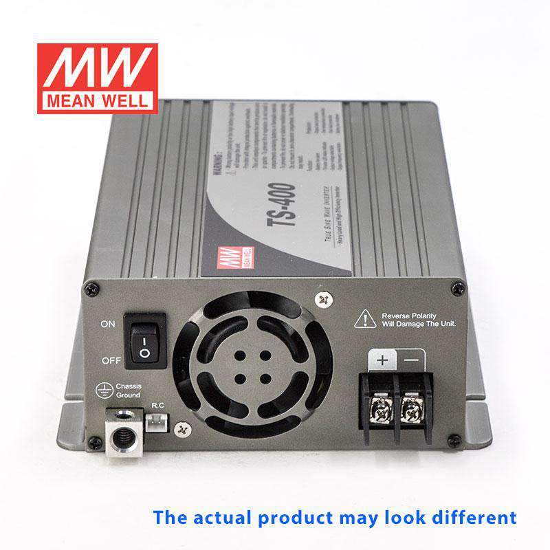 Mean Well TS-400-212C True Sine Wave 400W 12VDC to 230VAC 1.7A - DC-AC Power Inverter - PHOTO 4