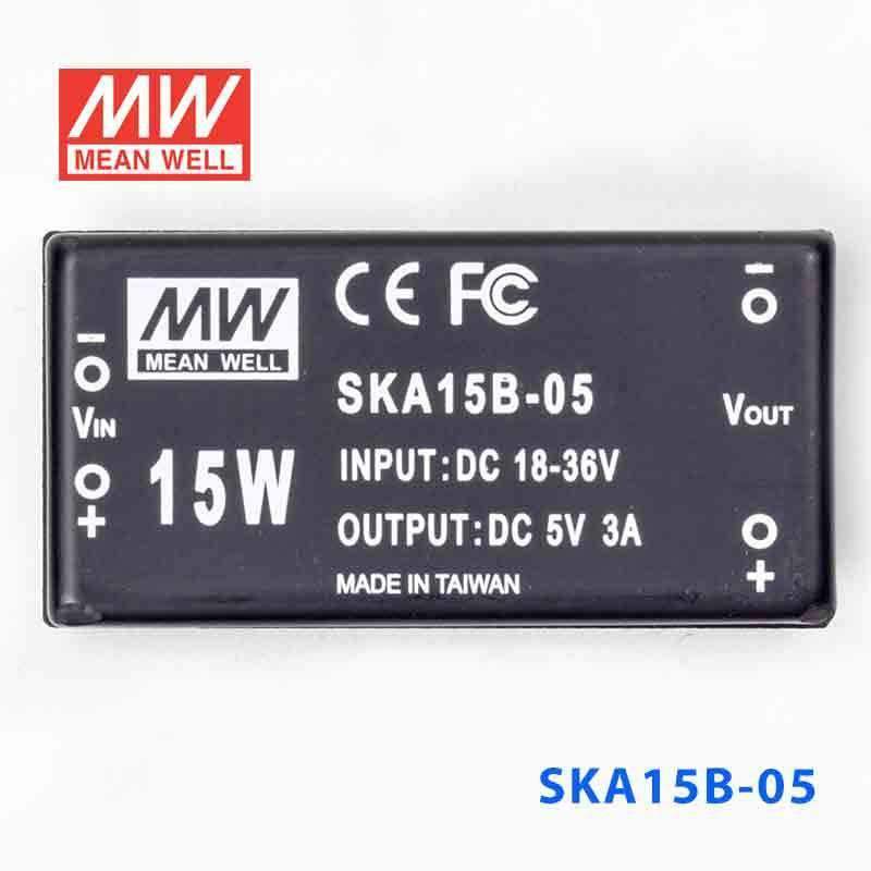Mean Well SKA15B-05 DC-DC Converter - 15W - 18~36V in 5V out 3A - PHOTO 2