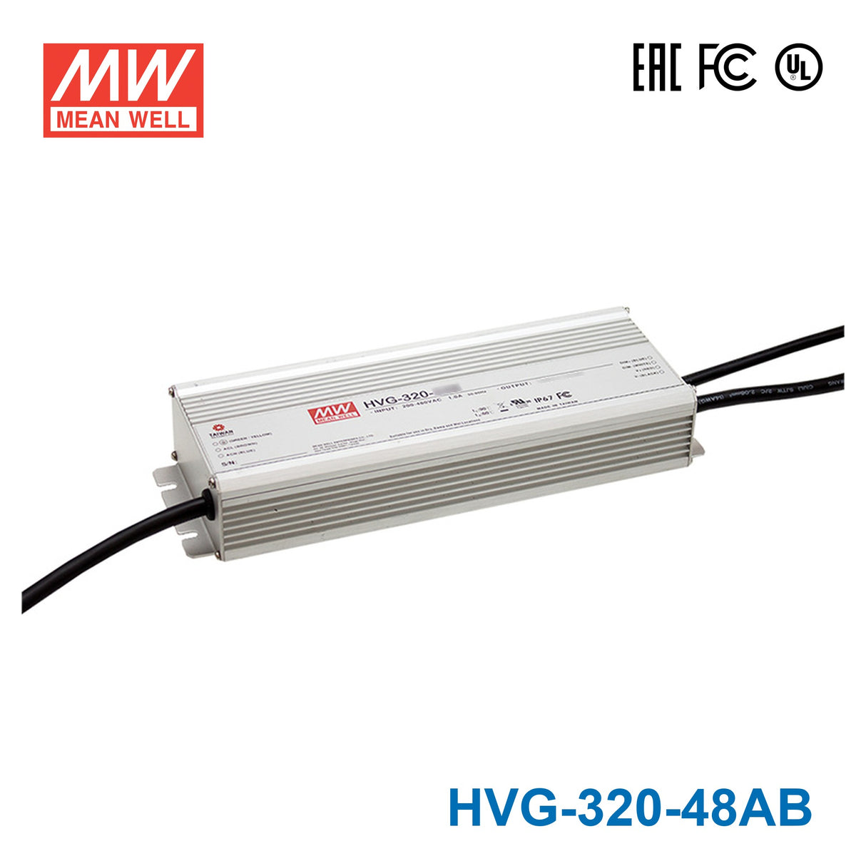 Mean Well HVG-320-48AB Power Supply 320W 48V - Adjustable and Dimmable 6.7A