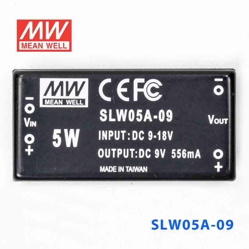 Mean Well SLW05A-09 DC-DC Converter - 5W - 9~18V in 9V out 556mA - PHOTO 2
