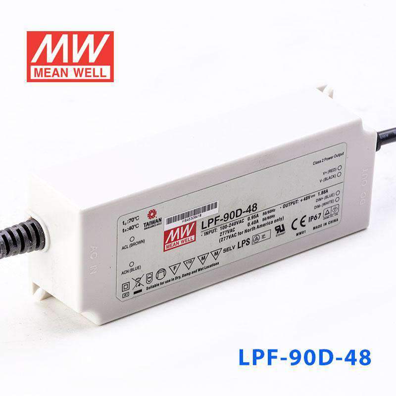 Mean Well LPF-90D-48 Power Supply 90W 48V - Dimmable 1.88A - PHOTO 1