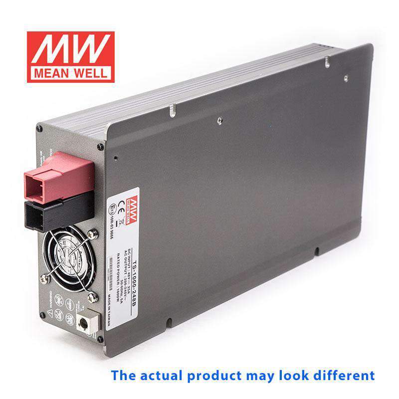 Mean Well TS-1000-248C True Sine Wave 1000W 48VDC to 230VAC 4.3A - DC-AC Power Inverter - PHOTO 1