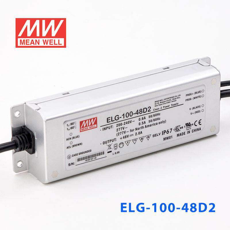 Mean Well ELG-100-48D2 AC-DC Single output LED Driver Mix Mode (CV+CC) with PFC 2A - PHOTO 1