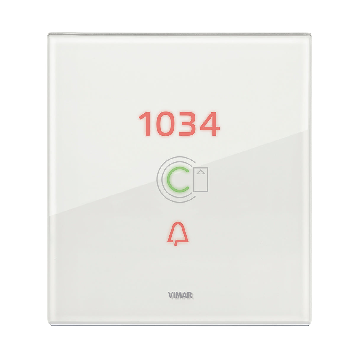 Vimar Plate 3M F/Transponder NR White Diamond
