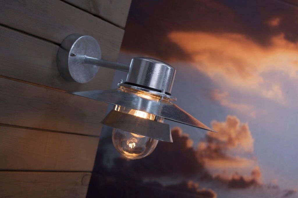 Nordlux Virum Wall Light Galvanized DFS - PHOTO 1