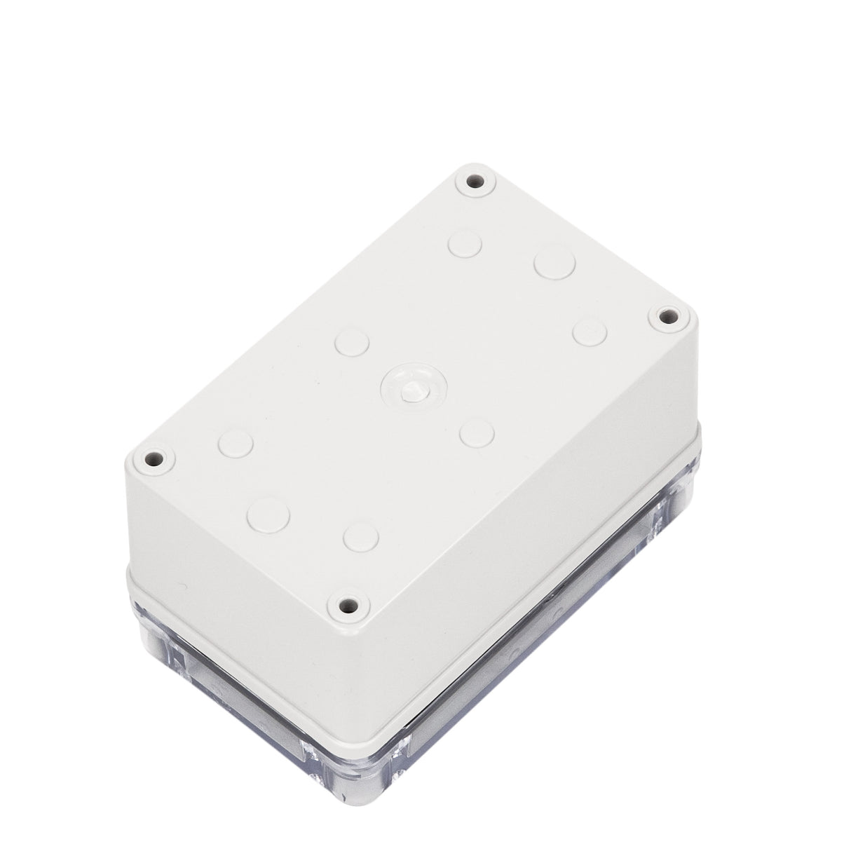 Boxco S-Series 80x130x85mm Plastic Enclosure, IP67, IK08, PC, Transparent Cover, Screw Type - PHOTO 1