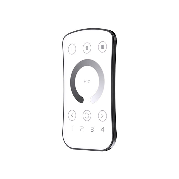 Ltech M1C Mini Remote - Single Colour Dimming, Multi-Zone - White Finish