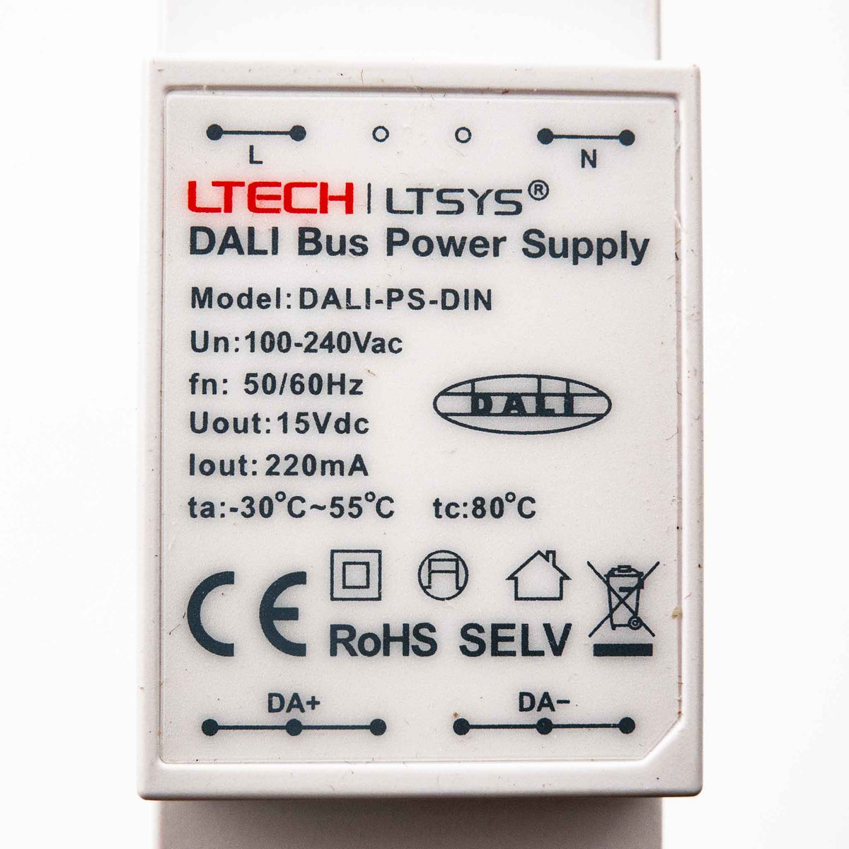 Ltech DALI-PS-DIN LED Power Supply 15V DC 0.2A - PHOTO 1
