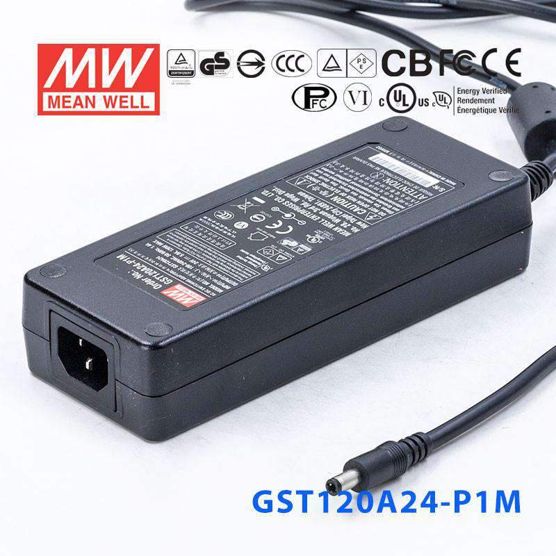 Mean Well GST120A24-P1M AC-DC Single Output Desktop 5A