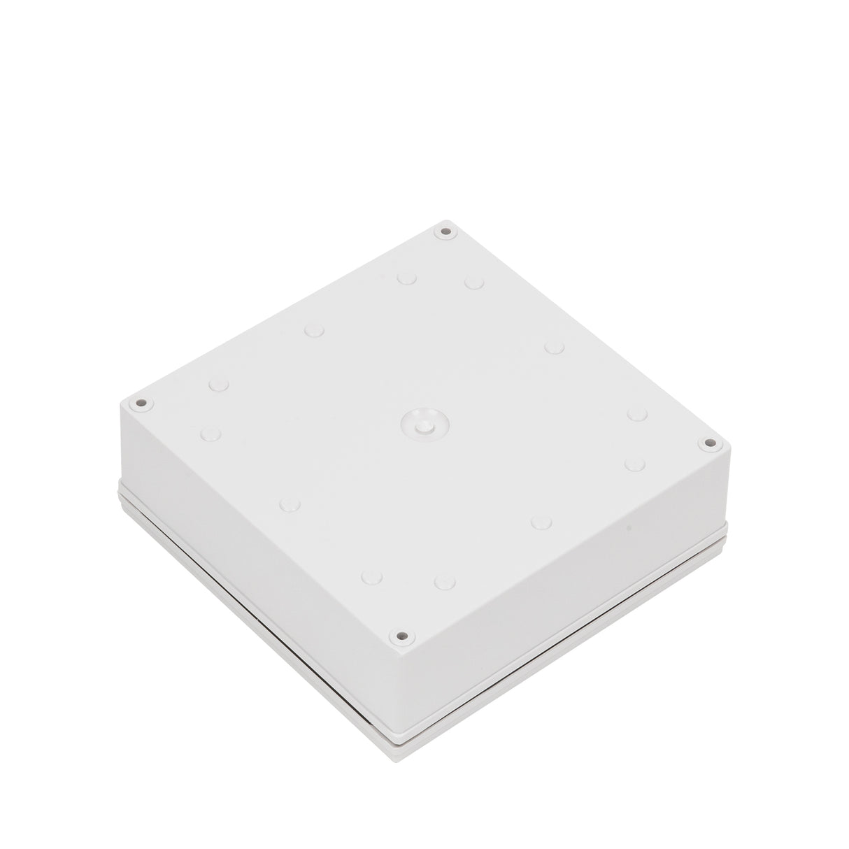 Boxco M-Series 180x180x60mm Plastic Enclosure, IP67, IK08, PC, Grey Cover, Screw Type - PHOTO 1