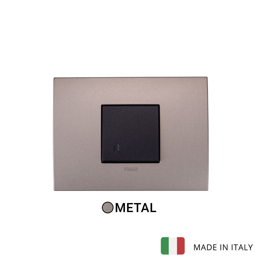 Vimar Arke Metal 1 Gang Switch - Matt Champagne - 16A - PHOTO 3
