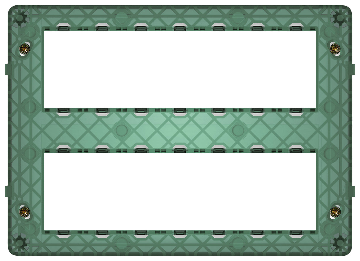 Vimar VM-14620 Frame 14M with Screws Green