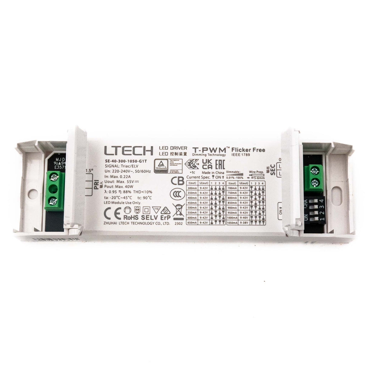 LTECH SE-40-300-1050-G1T 40W 300mA ~ 1050mA CC Triac LED Driver - PHOTO 1