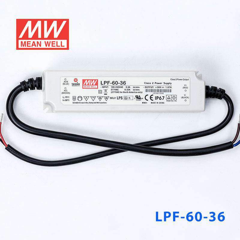 Mean Well LPF-60-36 Power Supply 60W 36V 1.67A - PHOTO 2