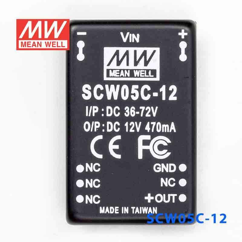 Mean Well SCW05C-12 DC-DC Converter - 5W 36~72V DC in 12V out - PHOTO 2