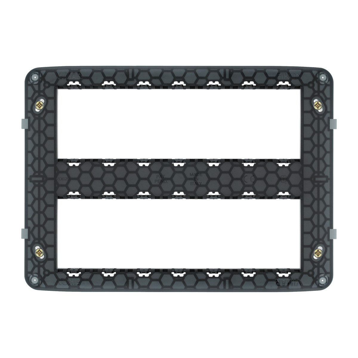 vimar VM-20620 Frame 14M with Screws Black
