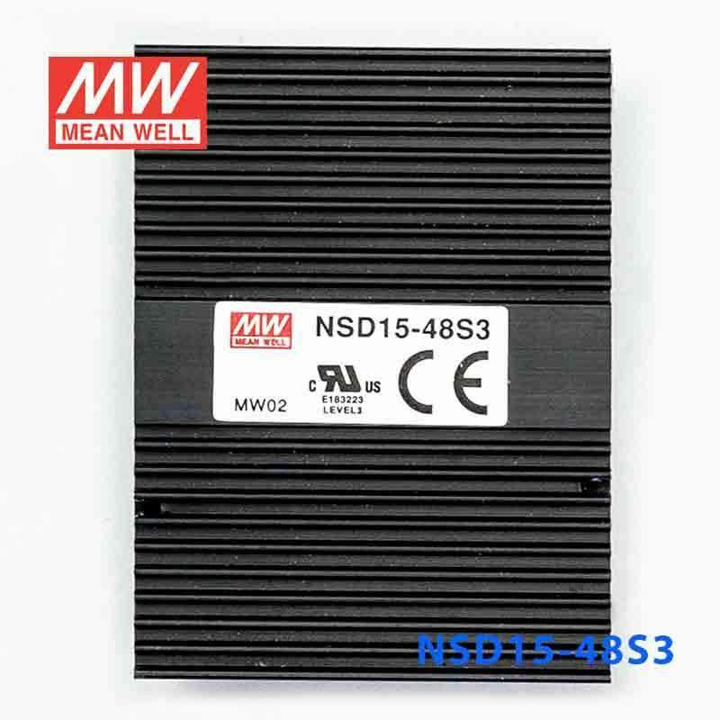 Mean Well NSD15-48S3 DC-DC Converter - 12.375W - 18~72V in 3.3V out 3.75A - PHOTO 2