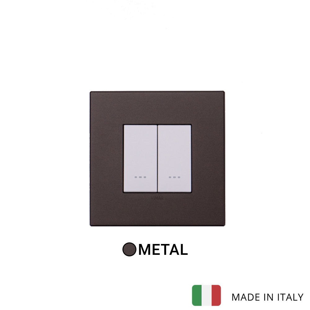 Vimar Eikon Wood 2 Gang Switch - Oak - 16A - PHOTO 3