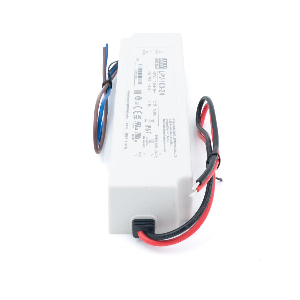 Mean Well LPV-100-24 LED Driver β 100.8W 24V 4.2A IP67 Waterproof - PHOTO 3