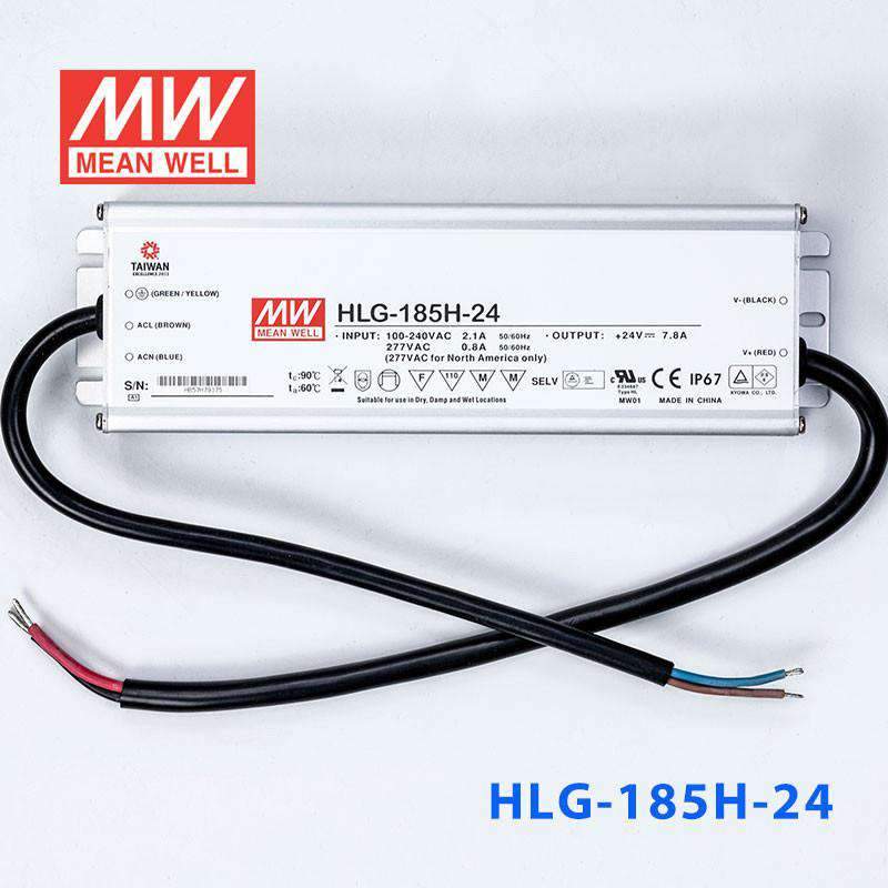 Mean Well HLG-185H-24 Power Supply 185W 24V 7.8A - PHOTO 2