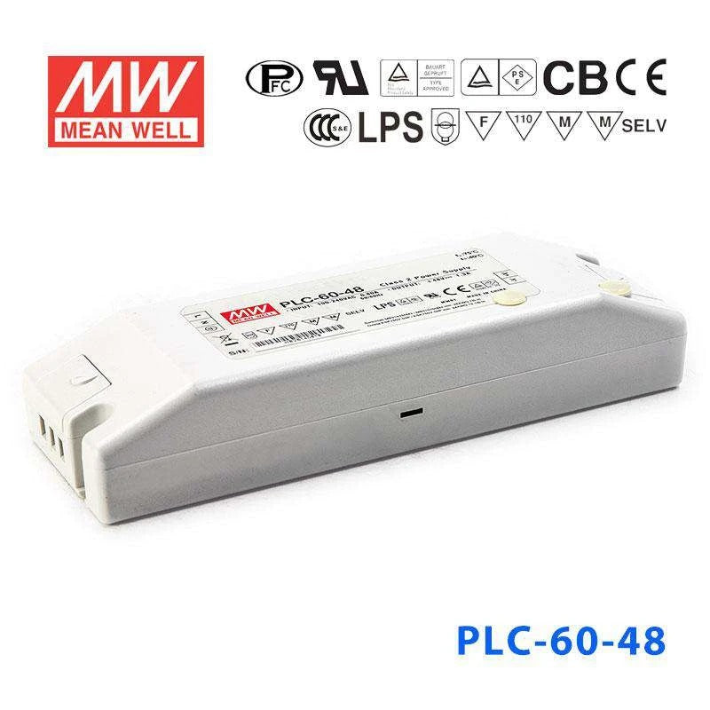 Mean Well PLC-60-48 Power Supply 60W 48V - PFC 1.3A