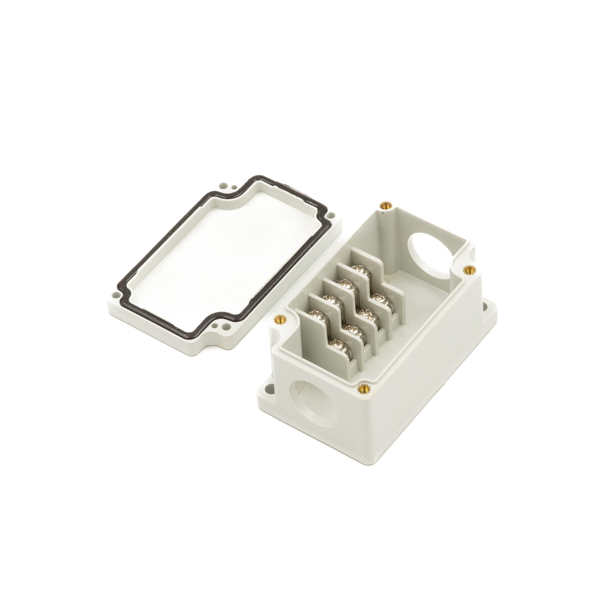 Boxco Terminal Box 4-pole 50x82x43mm, IP67, IK08, ABS, Grey Cover - PHOTO 2