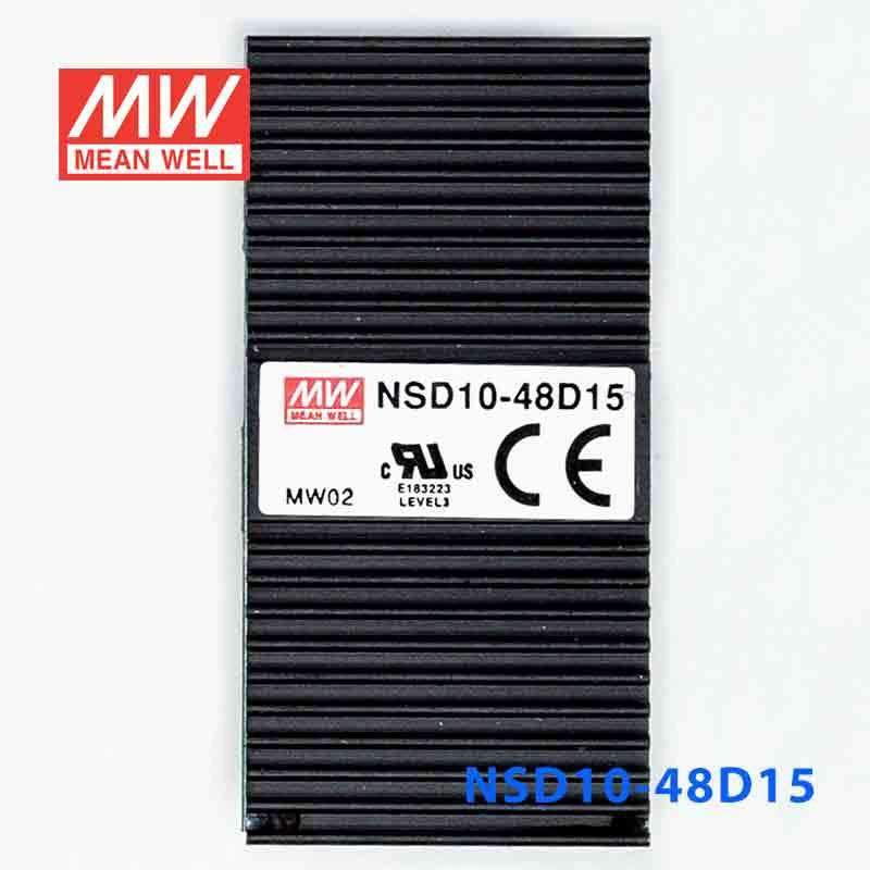Mean Well NSD10-48D15 DC-DC Converter - 9.9W - 22~72V in ±15V out 333mA - PHOTO 2