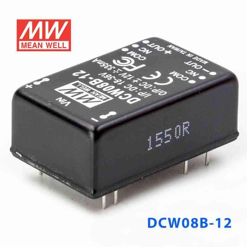 Mean Well DCW08B-12 DC-DC Converter - 8W - 18~36V in ±12V out 335mA - PHOTO 1