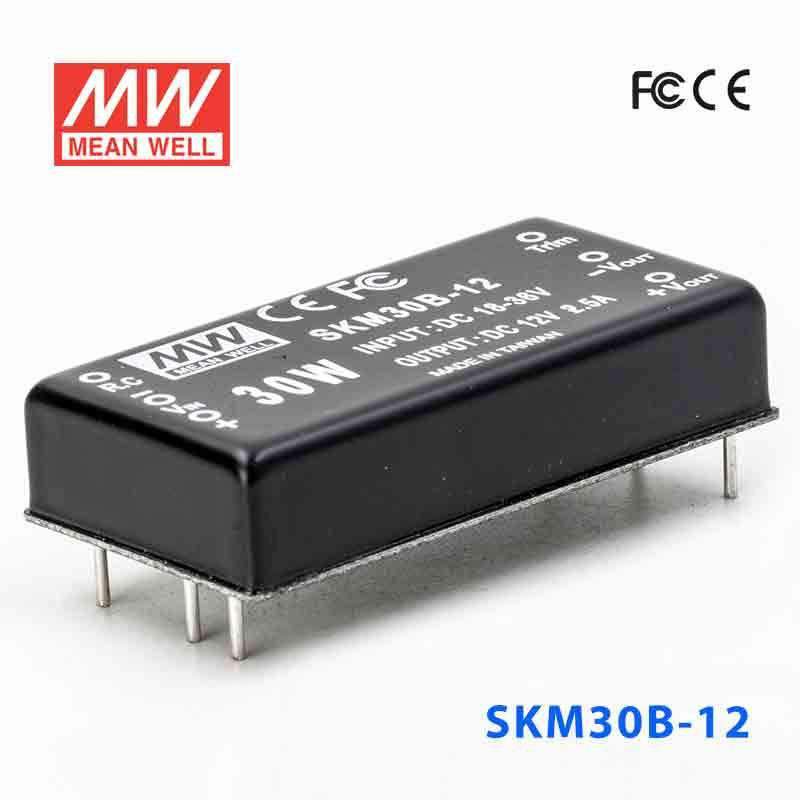 Mean Well SKM30B-12 DC-DC Converter - 30W - 18~36V in 12V out 2.5A
