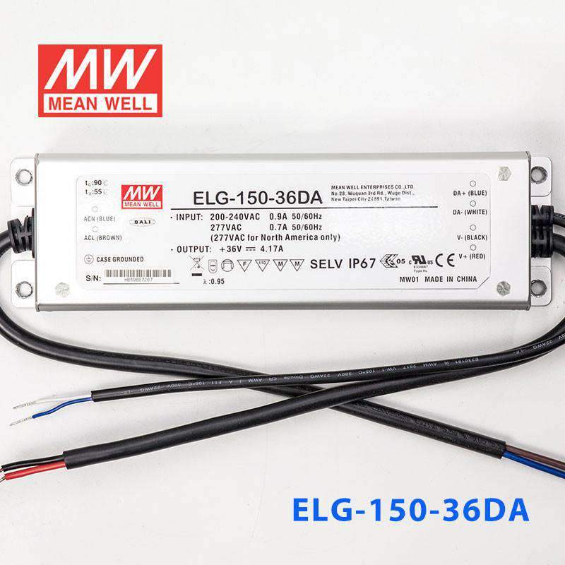 Mean Well ELG-150-36DA Power Supply 150W 36V - DALI 4.17A - PHOTO 2
