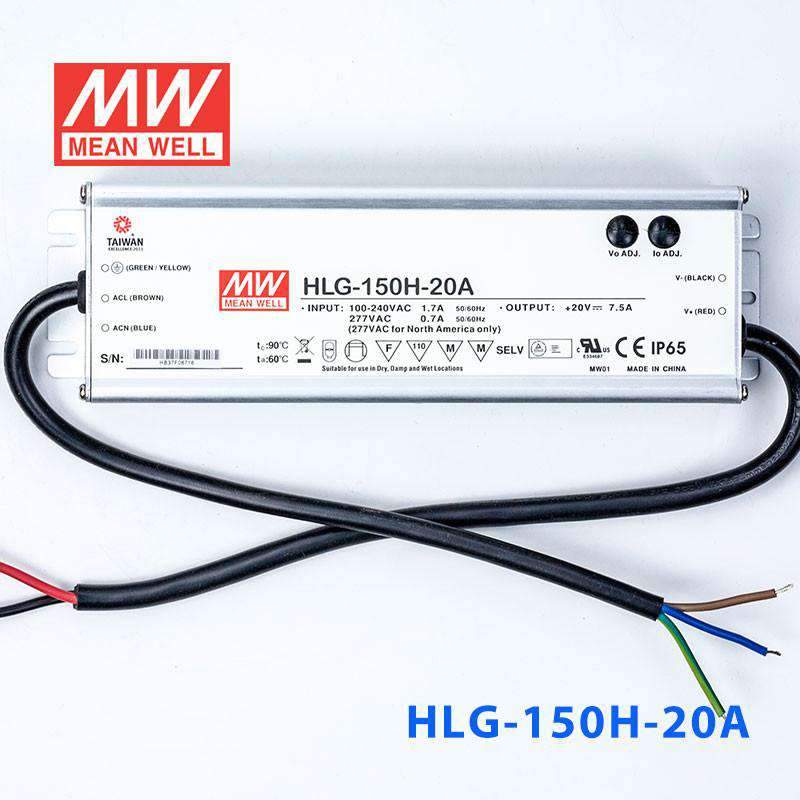 Mean Well HLG-150H-20A Power Supply 150W 20V - Adjustable 7.5A - PHOTO 2