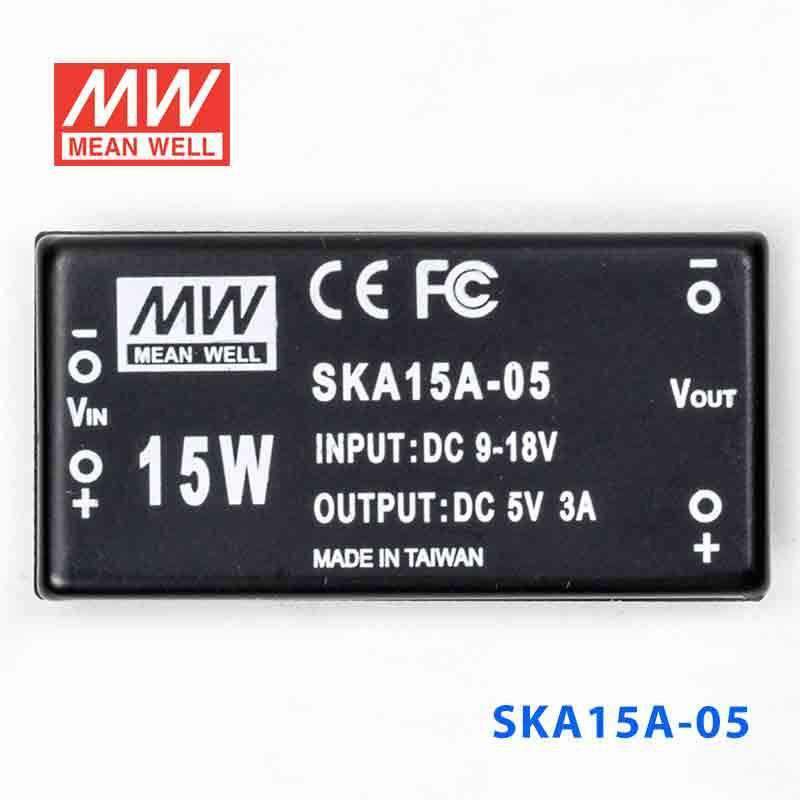 Mean Well SKA15A-05 DC-DC Converter - 9.9W - 9~18V in 5V out 3A - PHOTO 2