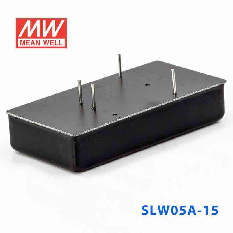 Mean Well SLW05A-15 DC-DC Converter - 5W - 9~18V in 15V out 333mA - PHOTO 4