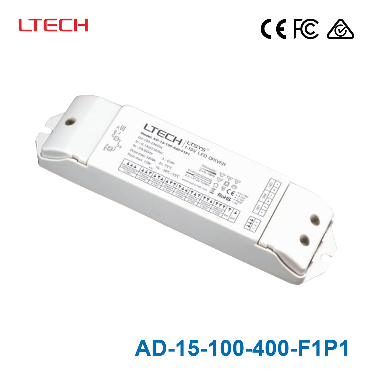 Ltech AD-15-100-400-F1P1 LED intelligent Driver